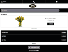Tablet Screenshot of bernsflowers.com